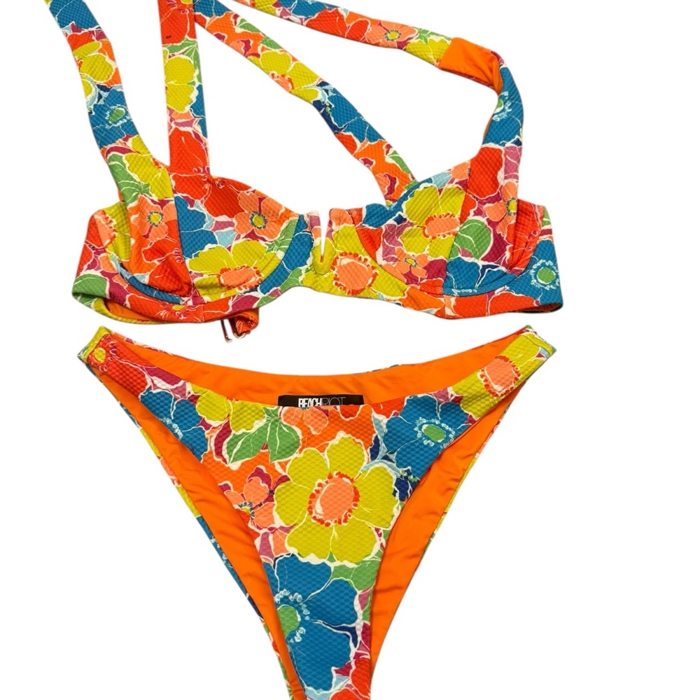 Beach Riot Bright Floral Bikini Set - Picture 2 of 5